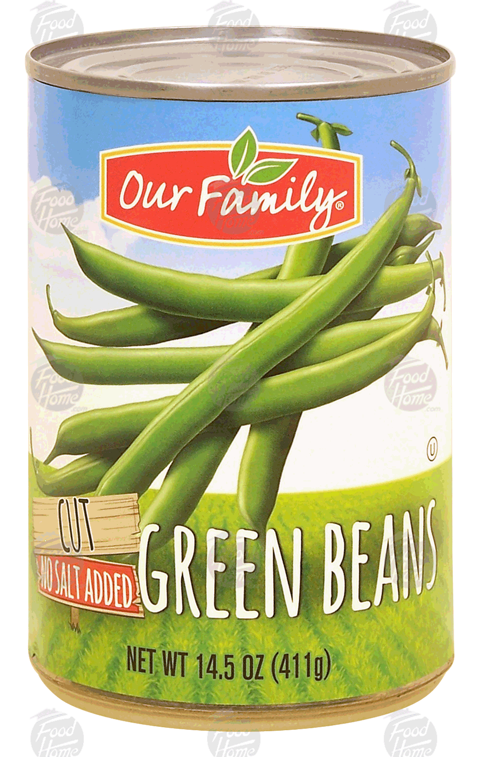 Our Family  green beans, cut, no salt added Full-Size Picture